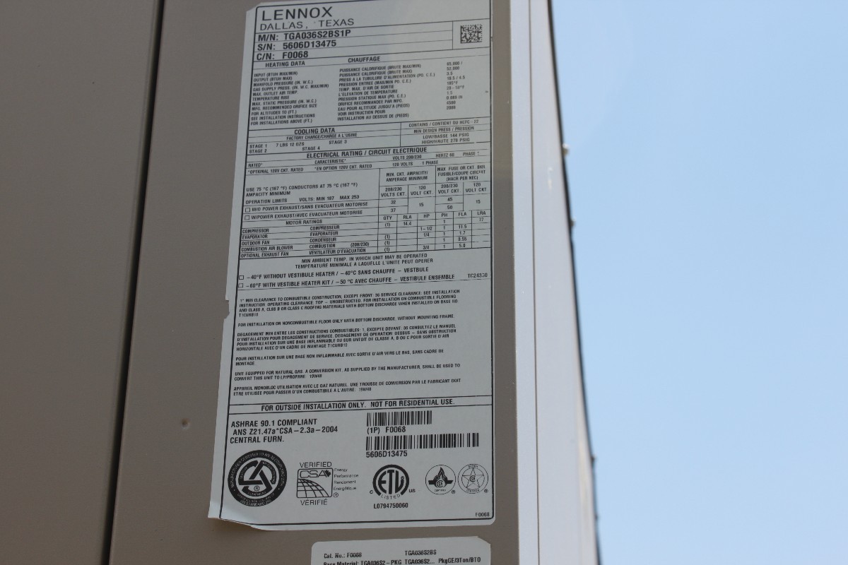 LENNOX RTU Rooftop units Alternative Equipment