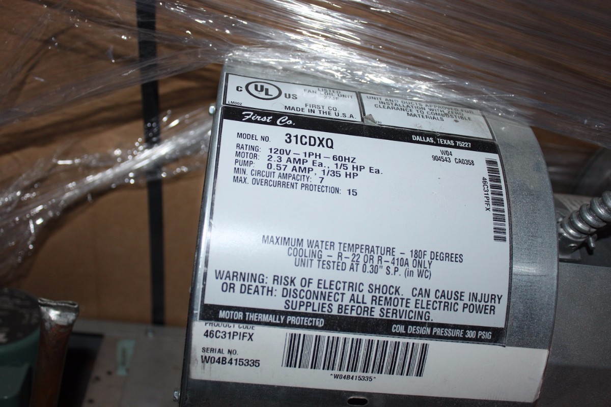 First Company Air Handler Serial Number First Company Air Handler Serial Number